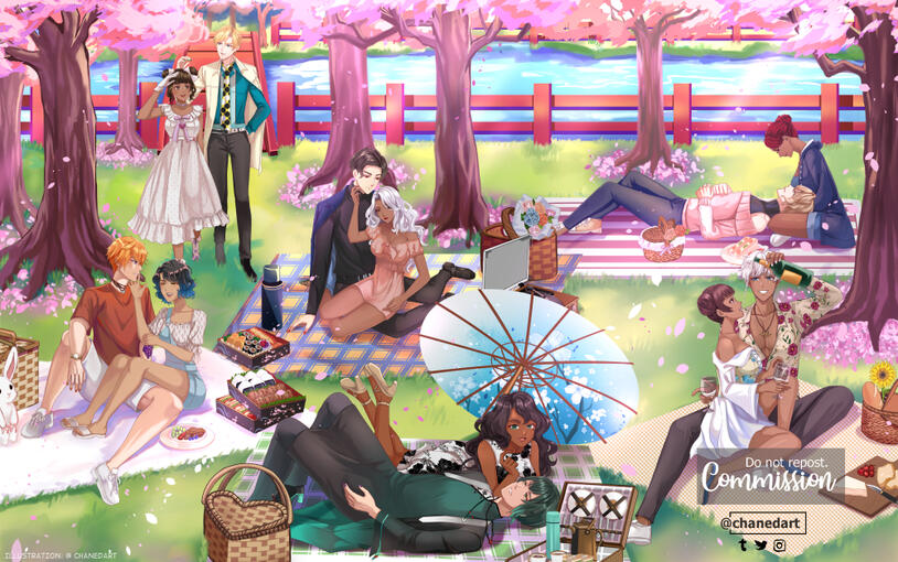 Illustration/ Fully-Rendered/ Complex BG