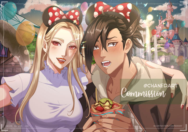 Illustration/ Colored Sketch/ Complex BG