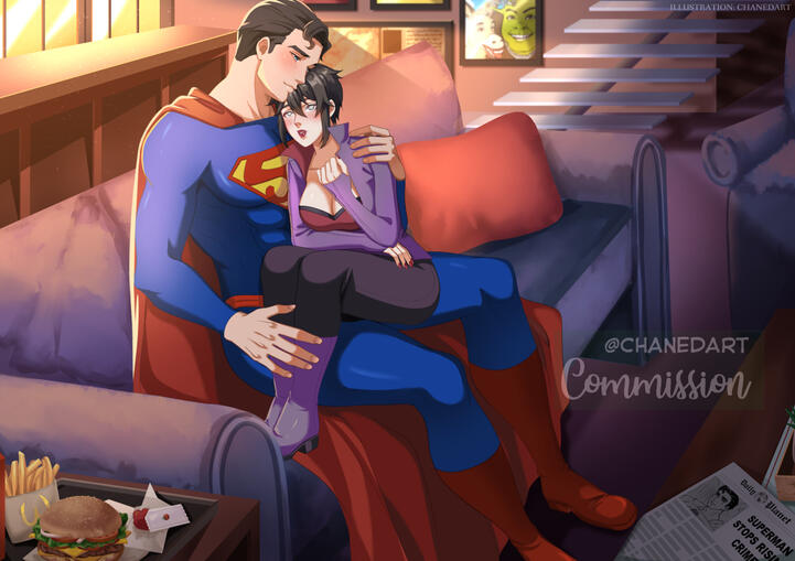 Illustration/ Colored Sketch/ Simple BG